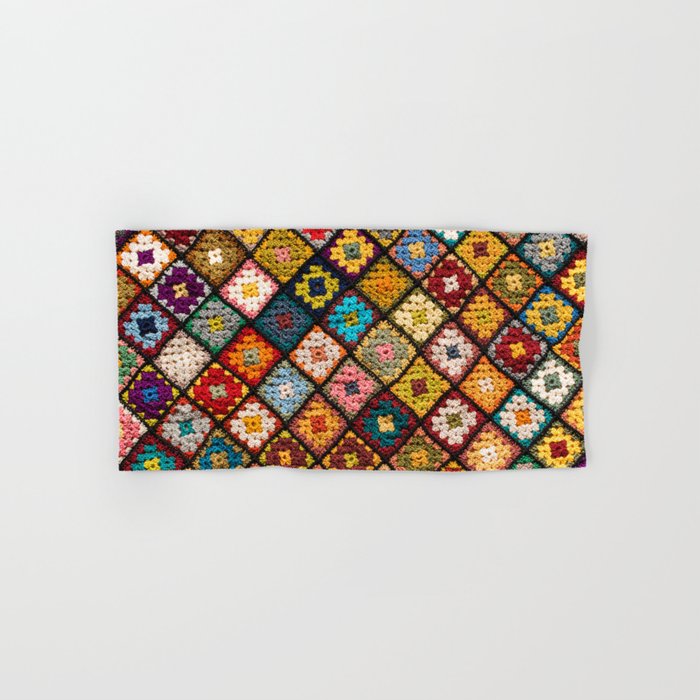 Granny square Bath Towel Gallery Image 1