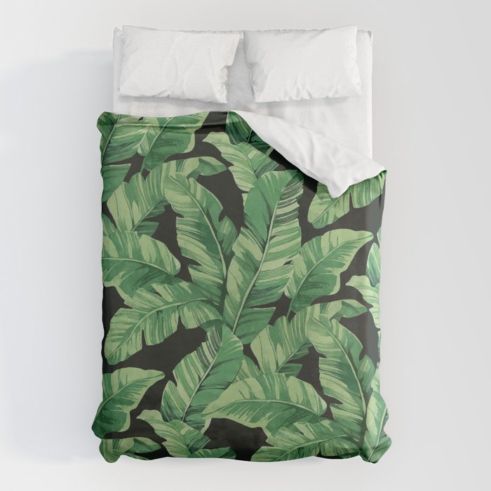 Tropical banana leaves II Duvet Cover Gallery Image 6