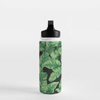 Tropical banana leaves II Water Bottle Gallery Image 3