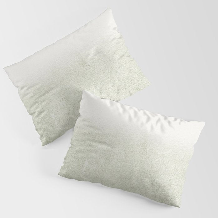 FADING GREEN SAGE Pillow Sham Gallery Image 1