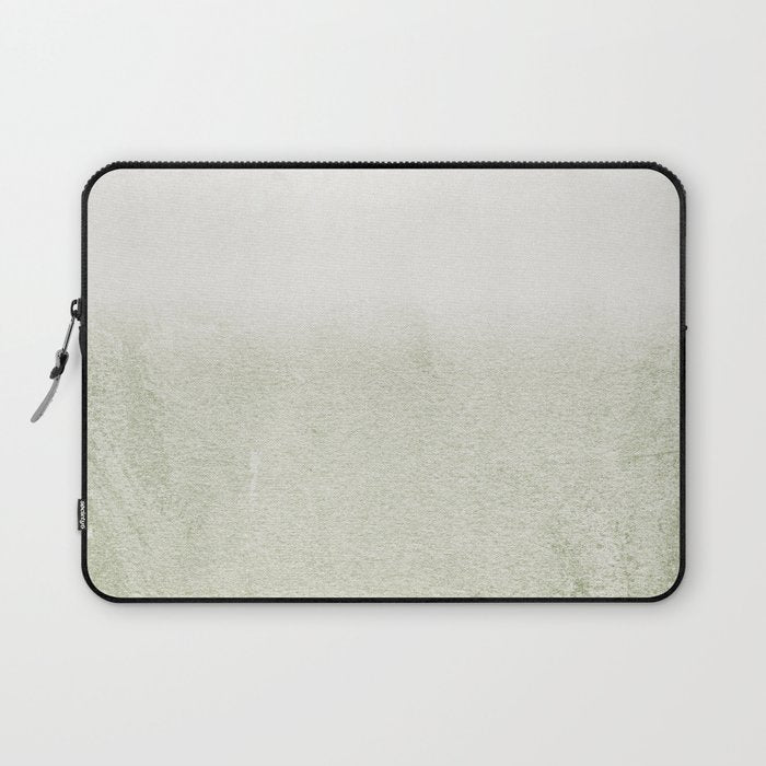 FADING GREEN SAGE Laptop Sleeve Gallery Image 1