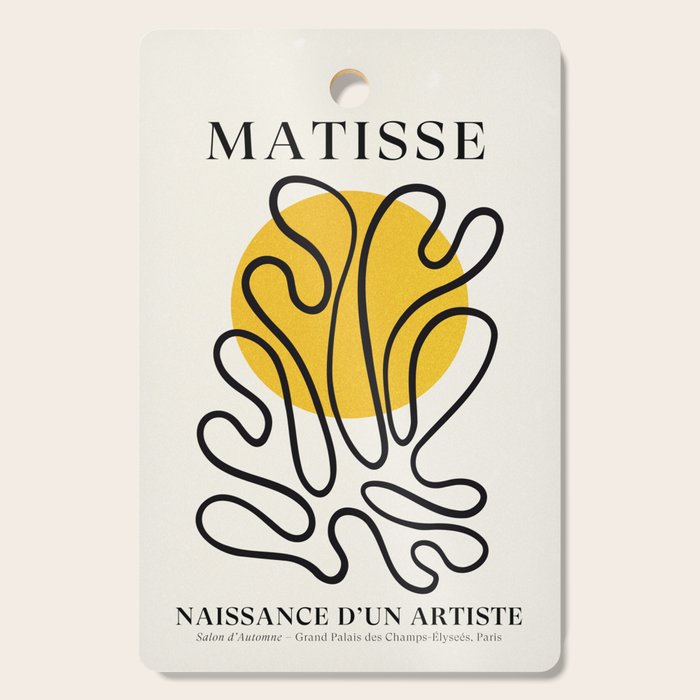 Sun Leaf: Matisse Edition | Mid Century Series Cutting Board Gallery Image 1
