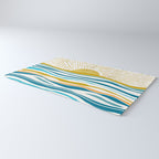 Sunrise At Sea Abstract Landscape Rug Gallery Image 3