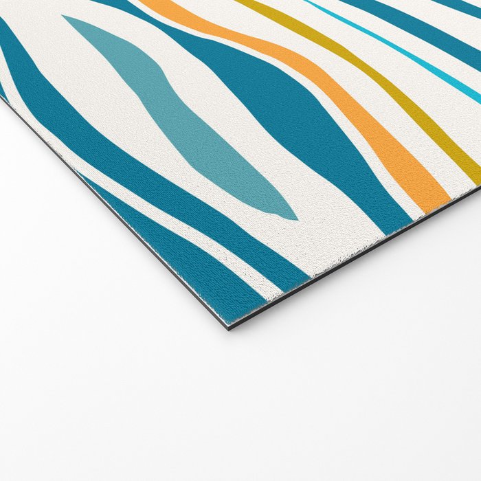 Sunrise At Sea Abstract Landscape Welcome Mat Gallery Image 2