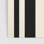 Striped Archway Pattern in Black and Almond Cream Poster Gallery Image 3