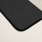 Striped Archway Pattern in Black and Almond Cream Desk Mat Gallery Image 4
