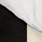 Striped Archway Pattern in Black and Almond Cream Comforter Gallery Image 4