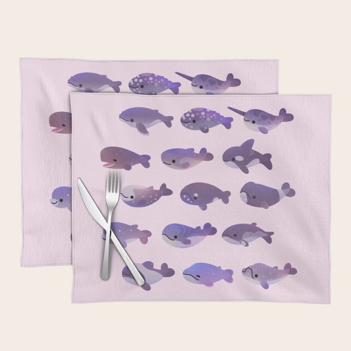 Whale Day - bright Placemat Gallery Image 1