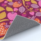 Strawberry Fields - Magenta Gold Rug Gallery Image 4