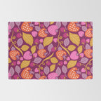 Strawberry Fields - Magenta Gold Rug Gallery Image 2