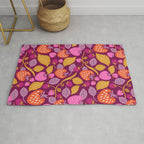 Strawberry Fields - Magenta Gold Rug Gallery Image 1
