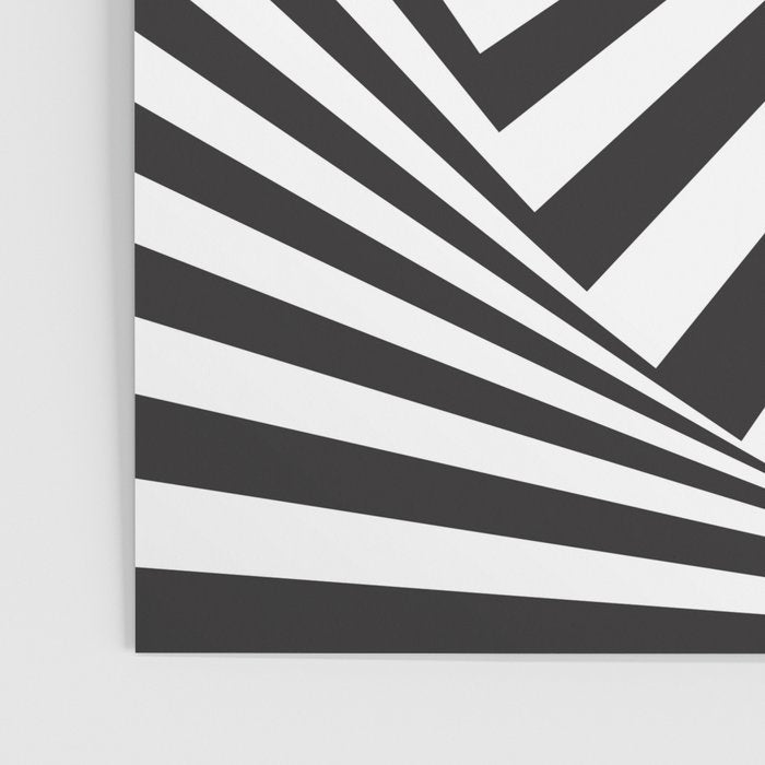 Black And  White Pop Art Optical Illusion Poster Gallery Image 3