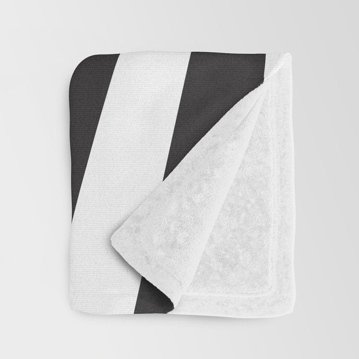 Black And  White Pop Art Optical Illusion Throw Blanket Gallery Image 3