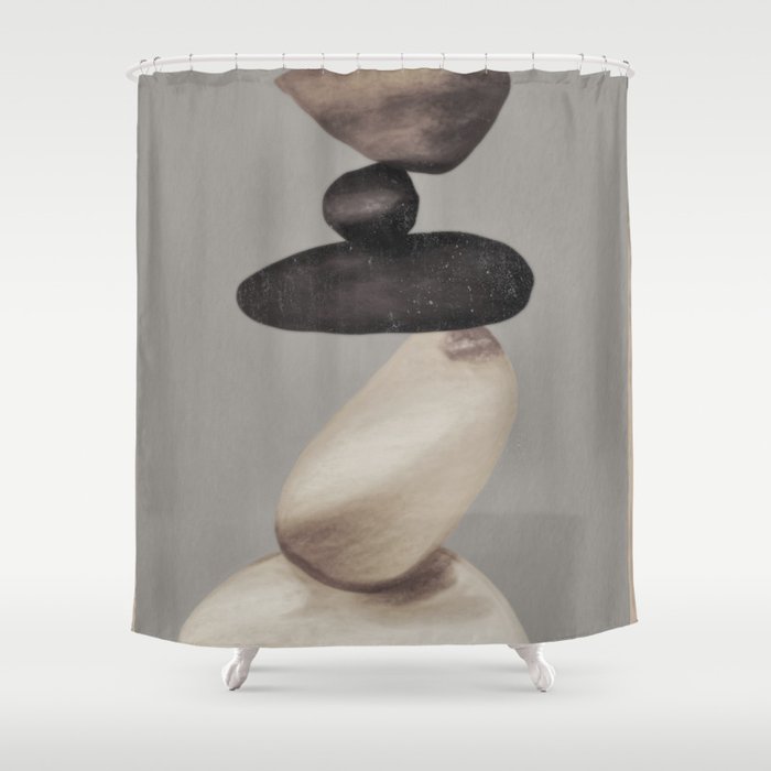 Stones 3 Shower Curtain Gallery Image 1