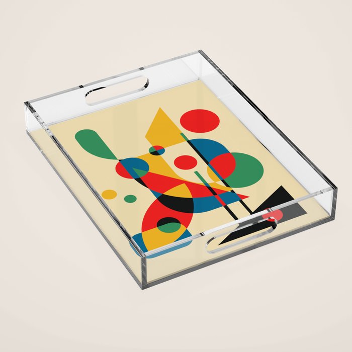 Bird's Singing Acrylic Tray Gallery Image 1