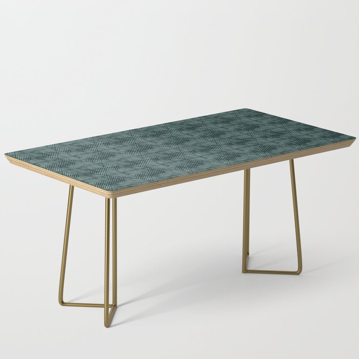 cadence triangles - dark green Coffee Table Gallery Image 2