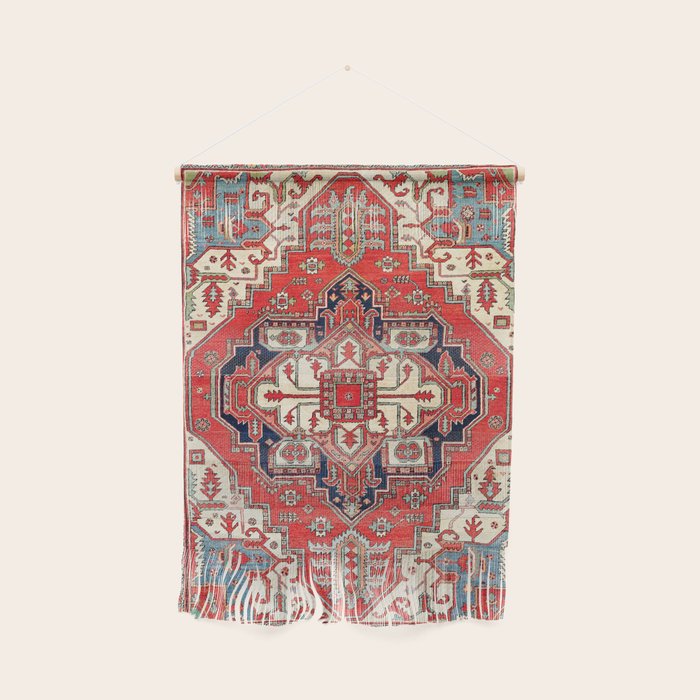 Heriz Azerbaijan Northwest Persian Carpet Print Wall Hanging Gallery Image 1