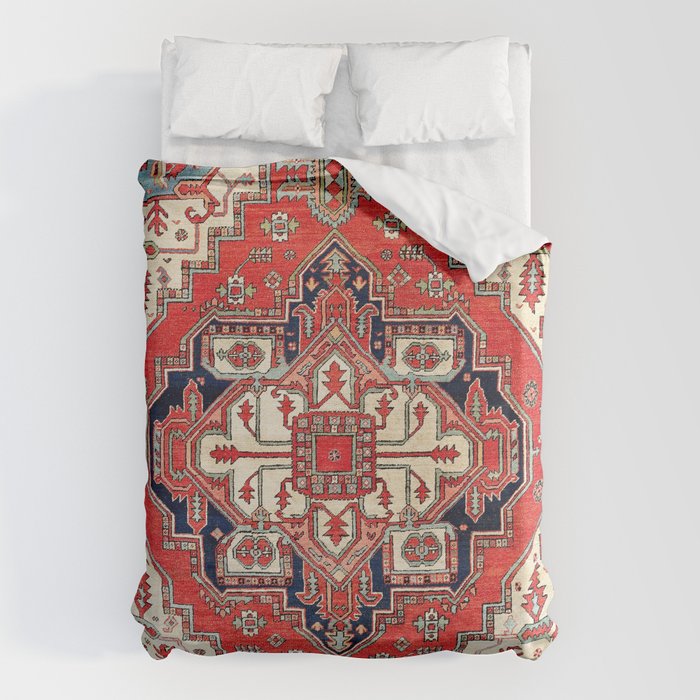 Heriz Azerbaijan Northwest Persian Carpet Print Duvet Cover Gallery Image 6