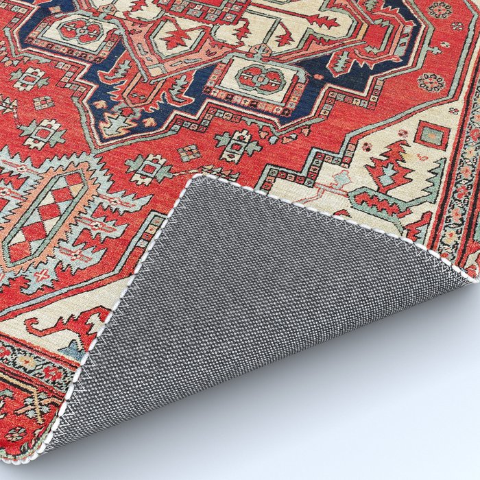 Heriz Azerbaijan Northwest Persian Carpet Print Rug Gallery Image 4