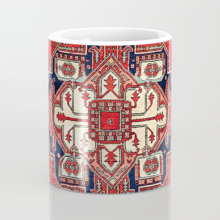 Heriz Azerbaijan Northwest Persian Carpet Print Coffee Mug Gallery Image 4