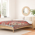 Heriz Azerbaijan Northwest Persian Carpet Print Duvet Cover Gallery Image 2
