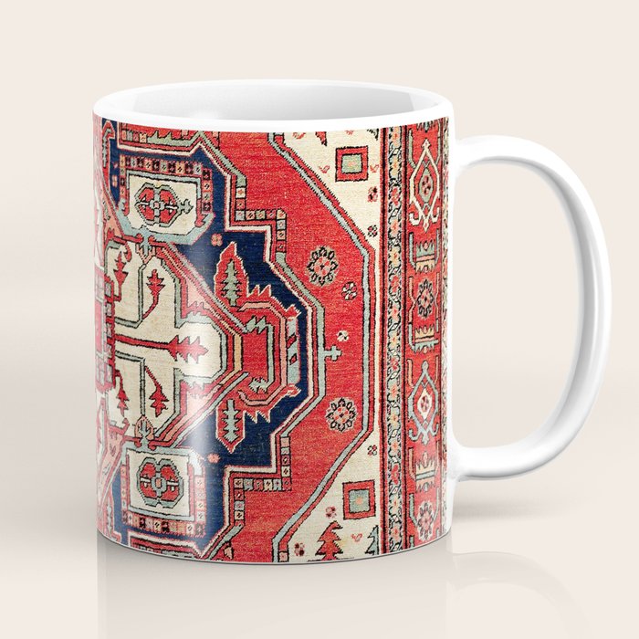 Heriz Azerbaijan Northwest Persian Carpet Print Coffee Mug Gallery Image 1