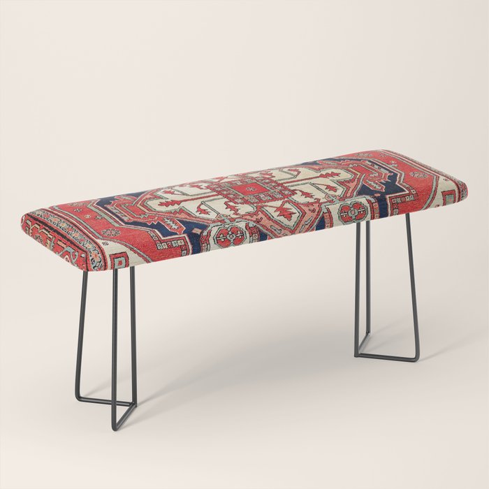 Heriz Azerbaijan Northwest Persian Carpet Print Bench Gallery Image 1