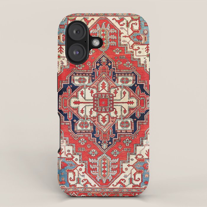 Heriz Azerbaijan Northwest Persian Carpet Print iPhone Case Gallery Image 1