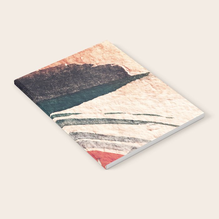 Thunder&Lightning {3}: Minimal watercolor abstract in pinks, blues, and greens Notebook Gallery Image 1