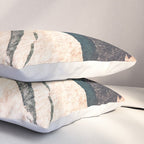 Thunder&Lightning {3}: Minimal watercolor abstract in pinks, blues, and greens Pillow Sham Gallery Image 3