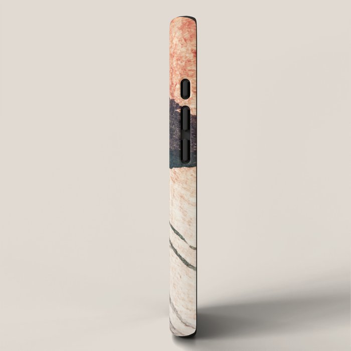 Thunder&Lightning {3}: Minimal watercolor abstract in pinks, blues, and greens iPhone Case Gallery Image 2