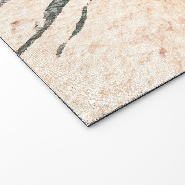 Thunder&Lightning {3}: Minimal watercolor abstract in pinks, blues, and greens Welcome Mat Gallery Image 2