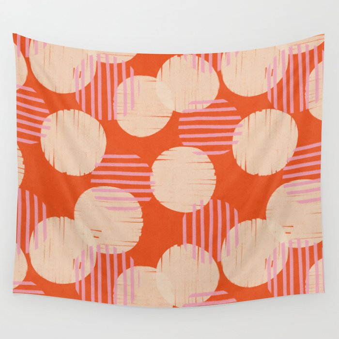 Abstract Summer Pattern #2 Wall Tapestry Gallery Image 1