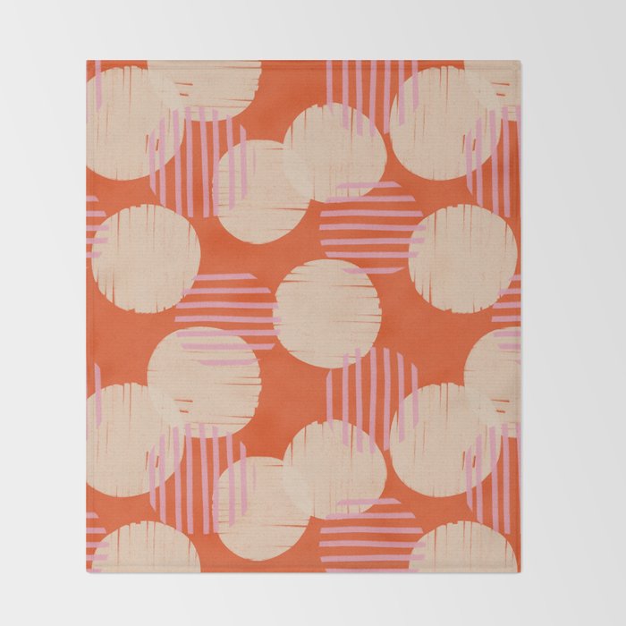 Abstract Summer Pattern #2 Throw Blanket Gallery Image 2