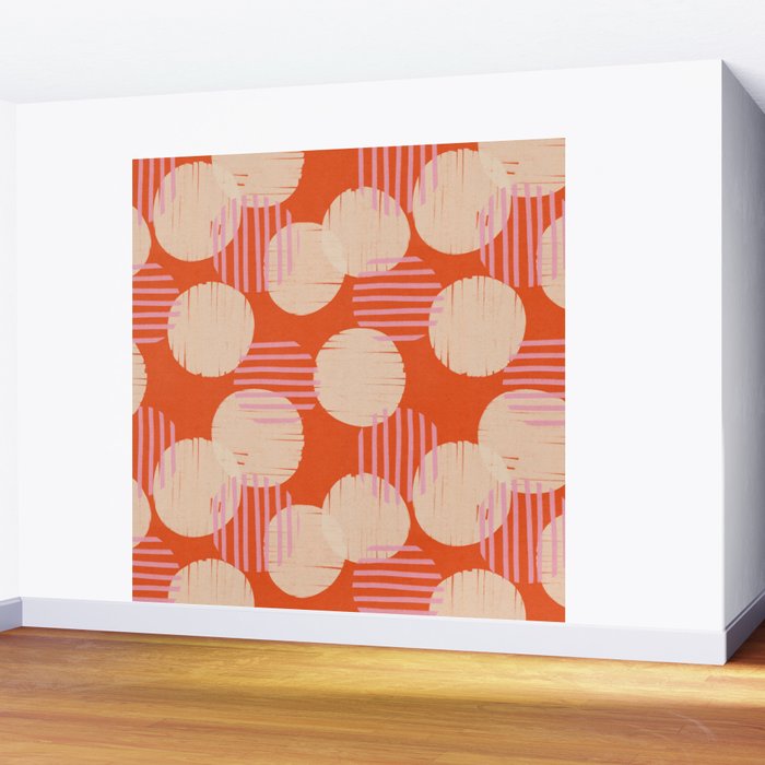 Abstract Summer Pattern #2 Wall Mural Gallery Image 2