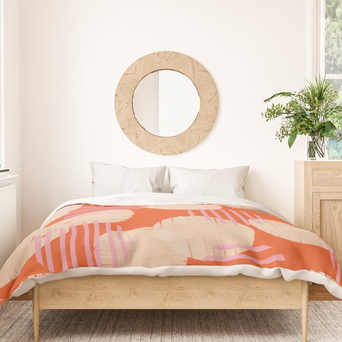 Abstract Summer Pattern #2 Duvet Cover Gallery Image 3