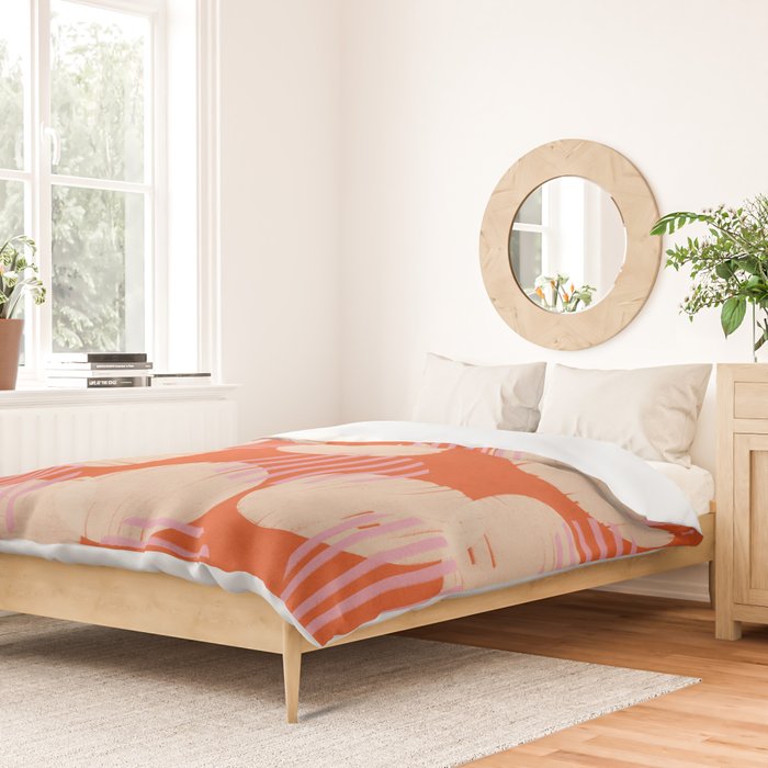 Abstract Summer Pattern #2 Duvet Cover Gallery Image 2