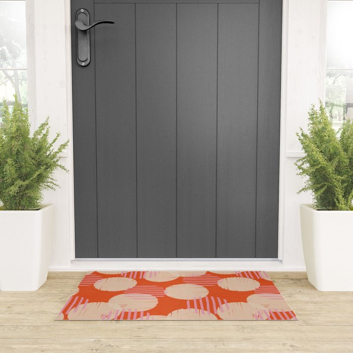 Abstract Summer Pattern #2 Welcome Mat Gallery Image 3