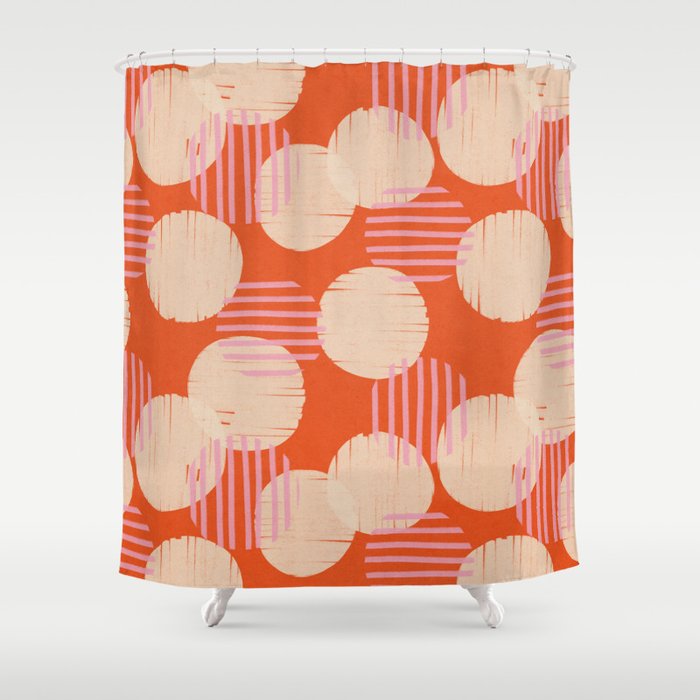 Abstract Summer Pattern #2 Shower Curtain Gallery Image 1