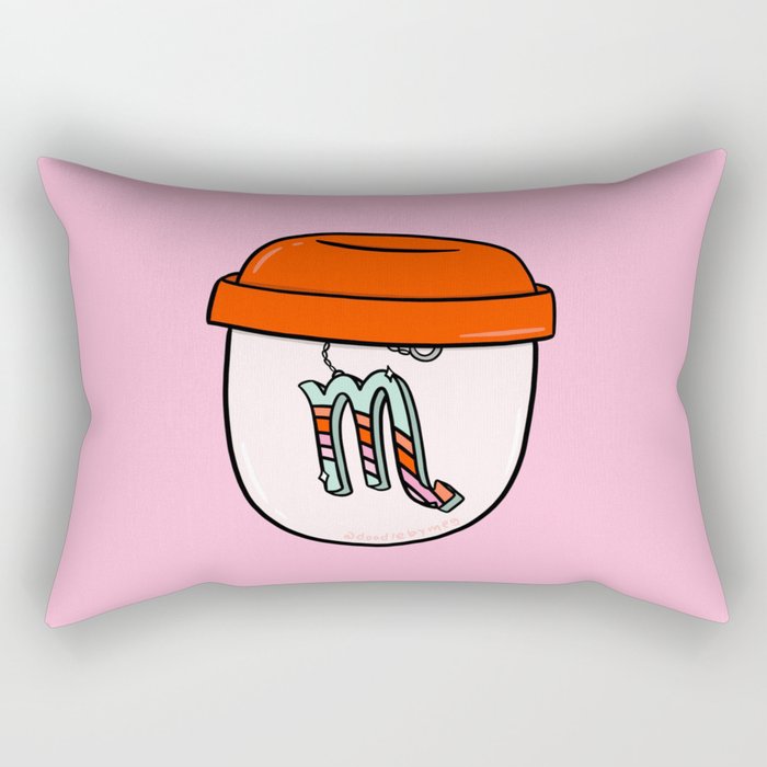 Scorpio Keychain Rectangular Pillow Gallery Image 2