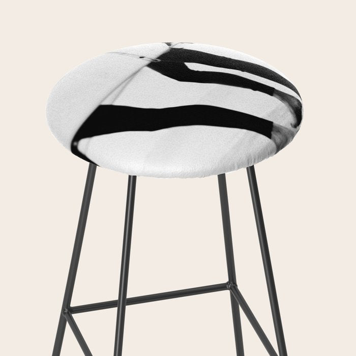 Catch a Wave Print - abstract black white surf board photography - Cool Surfers Print - Beach Decor Stool Gallery Image 2