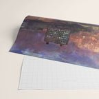 'The City from Greenwich Village' New York City subway cityscape by John French Sloan Wrapping Paper Gallery Image 2