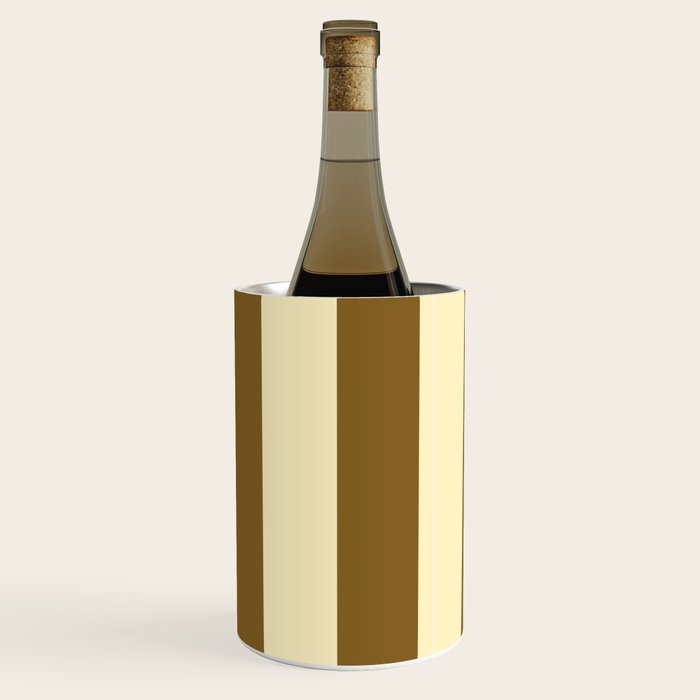 Burnt Sugar Coconut Striped Elegance Wine Chiller Gallery Image 2