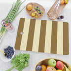 Burnt Sugar Coconut Striped Elegance Cutting Board Gallery Image 2