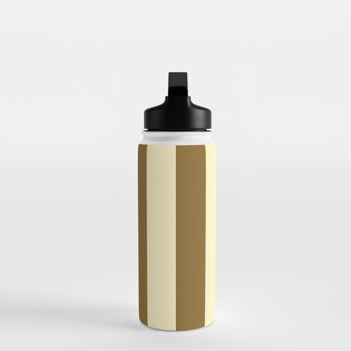 Burnt Sugar Coconut Striped Elegance Water Bottle Gallery Image 3
