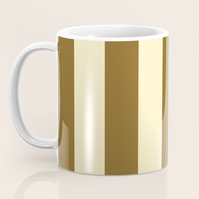 Burnt Sugar Coconut Striped Elegance Coffee Mug Gallery Image 3