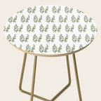 Eucalyptus (watercolor finger painting) Side Table Gallery Image 2