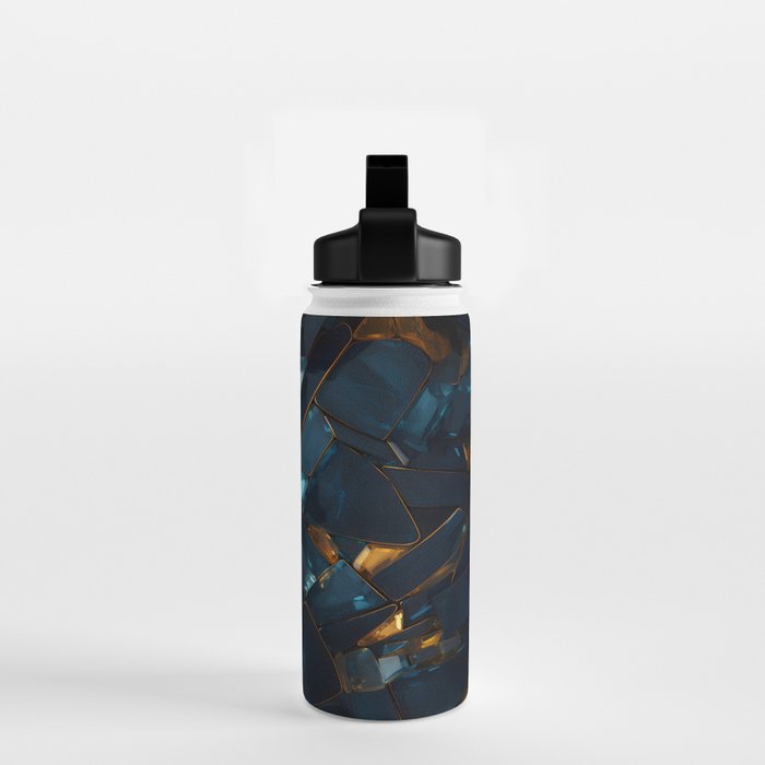 Opulence in Sapphire Blue Water Bottle Gallery Image 2