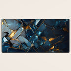 Opulence in Sapphire Blue Desk Mat Gallery Image 3