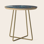 Opulence in Sapphire Blue Side Table Gallery Image 1